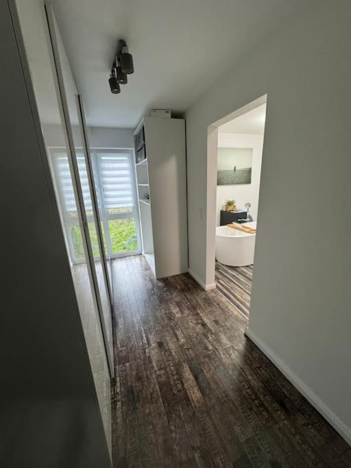 Modernes Ferienhaus In Uedersdorf Esterno foto