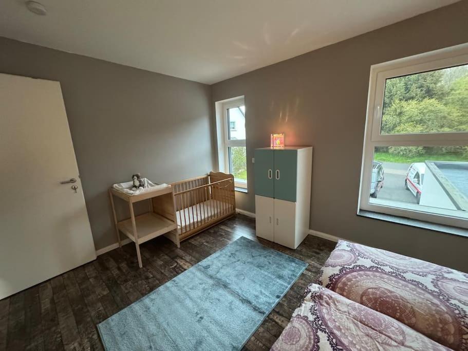 Modernes Ferienhaus In Uedersdorf Esterno foto